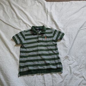 Polo by Ralph Lauren Kids Green Striped Polo Shirt